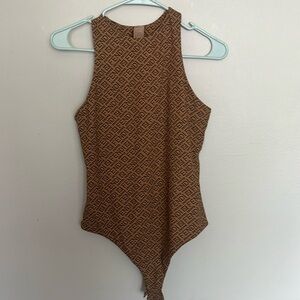 Skims fendi tan body suit Lg never worn